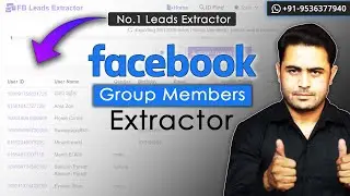 How to extract facebook group members | facebook leads extractor free downnload