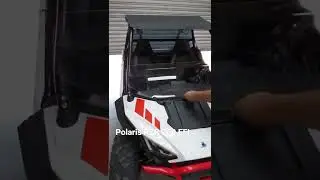 Polaris RZR 200 OEM half-windshield install! #shorts