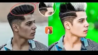 Autodesk new hair style editing | Autodesk hair + face white photo editing | sketchbook editing..