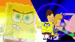 Mugen Request: Beavis and Butthead vs Spongebob and Patrick