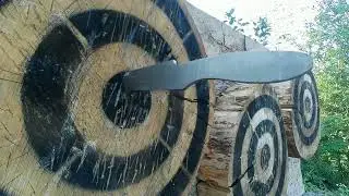 Knife throwing. New roto design inspired by ThrowingZone's Raptor Hunter