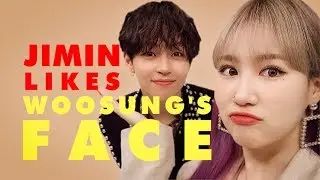 Jimin Likes Woosung's Face 🧑
