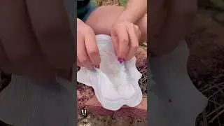 Simple way to make fire.🔥 #camping #survival #bushcraft #lifehack