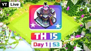 DELL PREMIER Gaming G3 Laptop - TH15 Farming Strategy - coc live Day 1 | Season 3
