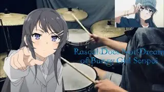 Rascal Does Not Dream of Bunny Girl Senpai ED Full -【Fukashigi no Carte】 - Drum Cover