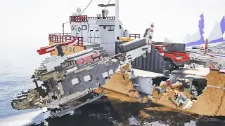 Helicopter vs Buildings And Boats | Teardown