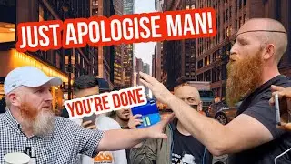 Just Apologise! 🔥 Hamza Vs Atheist | Speakers Corner | Old Is Gold | Hyde Park