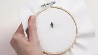 Broderie : point de feuille - vidéo tuto