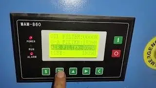 Password MAM 860 Standart To Reset Alarm Oil and Filter Life End