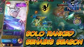 Tes Gusion Setelah Revamp Langsung Solo Ranked Di Season Baru = Mobile Legend =
