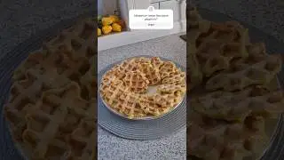 Быстрый перекус. Вафли кабачковые.
