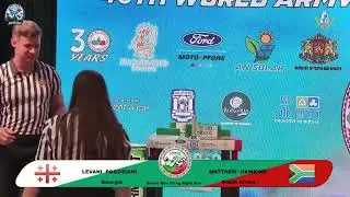 Pogosiani Levani vs Hawkins Matthew | Up to 65 kg | XLVI WORLD ARMWRESTLING CHAMPIONSHIP | 2025