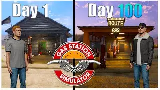 I Played 100 Days In GAS STATION SIMUALTOR🔥🤑 In HINDI P-1