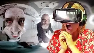 Trapped in an Insane Asylum! Nerds React to VR Horror Movies!