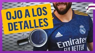 🤯ES REALMENTE BONITA 💜Al DETALLE la NUEVA segunda EQUIPACIÓN del REAL MADRID [2021/2022]