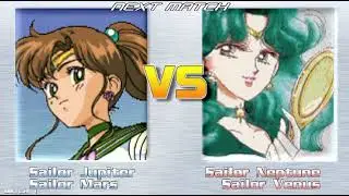 MUGEN-Cooperation Sailorjupiter and Sailormars vs Sailorneptune and Sailorvenus