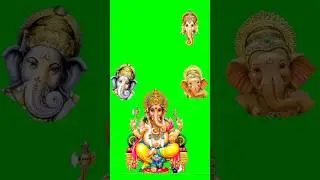 गणेश जी सबको मुस्कुराते हुए रखे green screen 