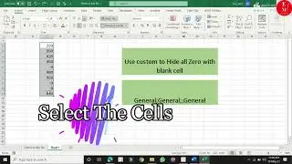 Want To Hide Zero in Cells | Hide 0 Values in Excel Formula | How To Hide Zero Values in Excel Chart