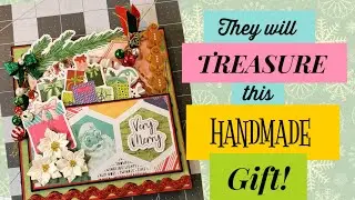 2024 Christmas Keepsake Folio with Loaded Pocket | Tutorial Included