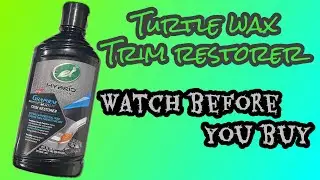 Let's Take A Look At Turtle Wax Hybrid Solutions Graphene Acrylic Trim Restorer