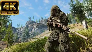 Ghost Recon Breakpoint - Ghillie Sniper Part 2 - Tactical Roleplay - No Hud -  Immersion