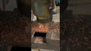 Milling a parts tray out of solid copper!