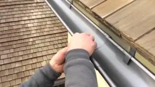 Lindab Rainline gutter installation