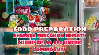 BELANJA MINGGUAN HEMAT | FOOD PREPARATION INDONESIA 