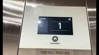 New Schindler Elevator w/ Interesting Floor Indicator at ECHO Suites by Wyndham in Spartanburg, SC