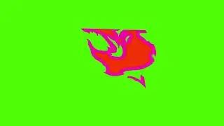 Stylized Red Flame Effect Green Screen - Cartoon Fire Blast - No Copyright