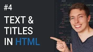 4: Create Titles and Text Using HTML | Learn HTML and CSS | Learn HTML & CSS Full Course