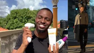 Waking Up With Nick: Black Man Clear Skin & Hair Routine