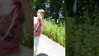 Вернувся зі школи. Огірок будеш?