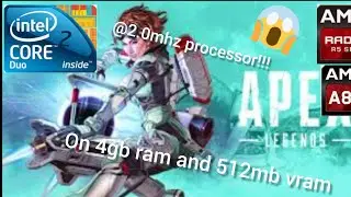 How to fix lag in Apex Legends | RUN Apex Legends ON 4GB RAM AND 512MB GPU| AMD A8 6410 APU 2.0 mhz