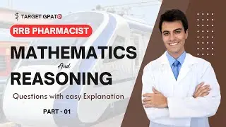 RRB Pharmacist 2019 Non-Technical Questions with Solution, Math and Reasoning.