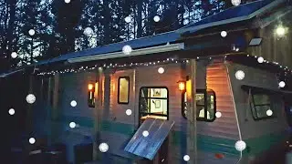 Chilly Morning at the Camper. Installing More Solar Lights