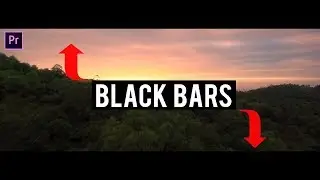 How To Add Cinematic Black Bars To Video In Premiere Pro ( Nepali)