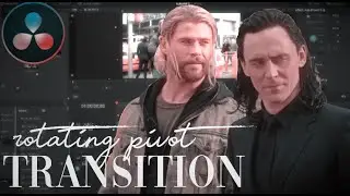 rotating pivot transition | Davinci Resolve (music prod by Lee)