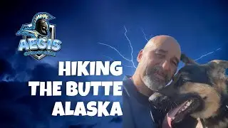 Join us on our hike of the Butte in Palmer Alaska #youarenotalone #gsd #alaska