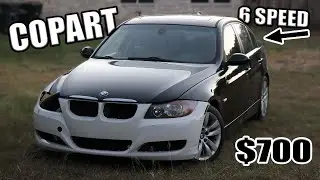 I Bought a RARE 6-speed BMW from COPART for ONLY $700