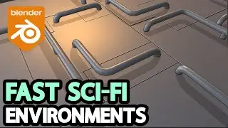 A Blender Sci-fi Addon | Sci-fi Panel Generator