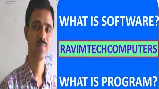 SOFTWARE | WHAT IS SOFTWARE | WHAT IS PROGRAM|USEFUL FOR BANK,RRB,SSC,PSC,TRANSCO,GENCO,NTPC,KVS,MNC