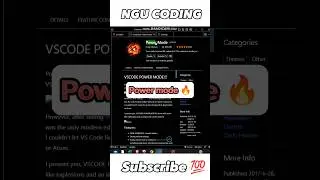 Enjoy your Code with Power mode Extension 🔥