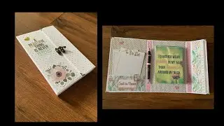 TUTO SCRAP Porte Bloc Note 📝