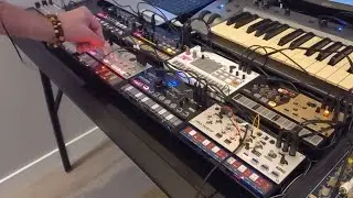 Progressive House Jam on all nine Korg Volcas