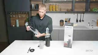 Распаковка шнековая соковыжималка BR1701