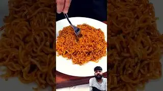 Korean Style Maggi ASMR Cooking #shorts #asmr #crunchytreats #food #cooking #streetfood #maggi