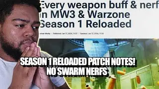 THE MW3 SEASON 1 RELOADED PATCH NOTES ARE INSANE (NO SWARM NERF)