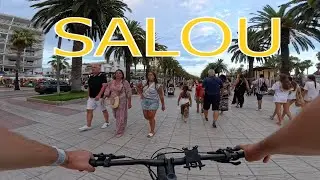 🚴SALOU 🚴 Virtual bike tour 🚴 - Paseo Jaume I -[4K]   🚴 virtual city tour 2024