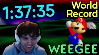 Super Mario 64 120 Star Speedrun in 